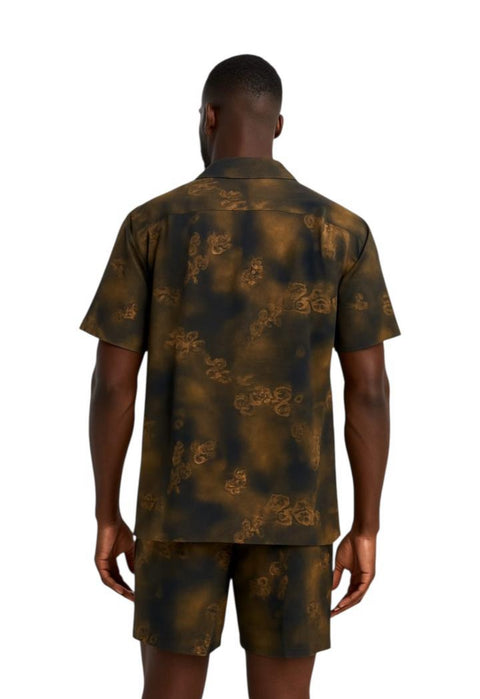 Men's Shirt– Brown/Black