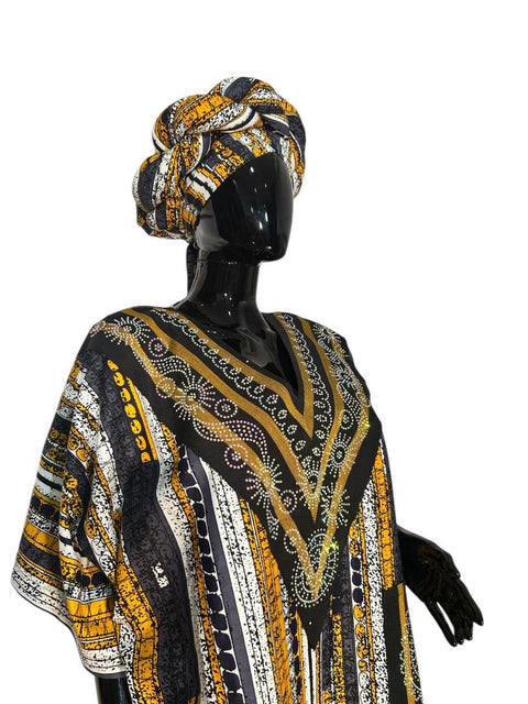 Embroidery kaftan