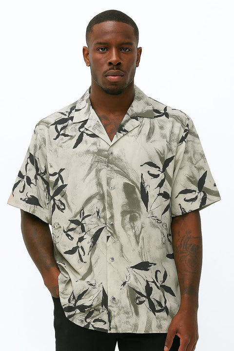 Olive Green Men's Shirt