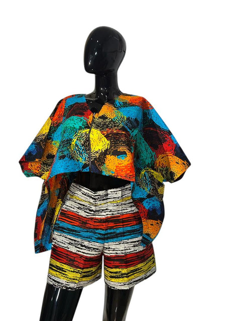 African Ankara Two Piece Set